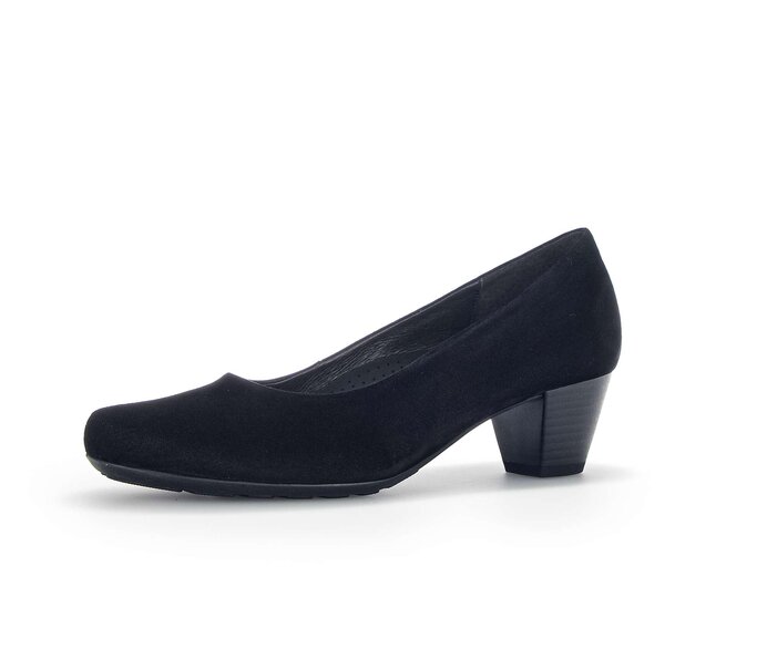 Gabor Eleganter Pumps Schwarz - Rauleder