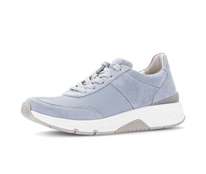 Gabor Sneaker Low Blau - Materialmix Leder/Lederimitat