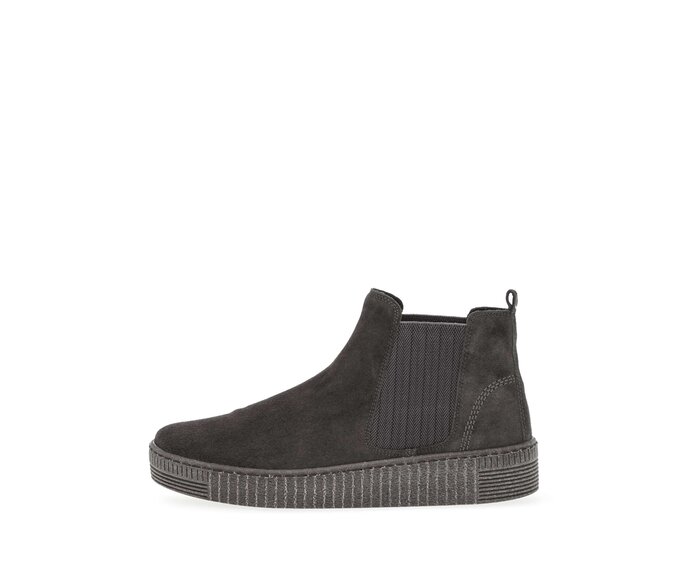 Gabor Chelsea Boot Grau - Rauleder