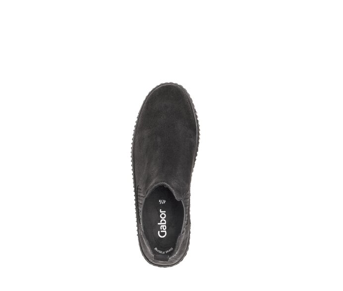 Gabor Chelsea Boot Grau - Rauleder