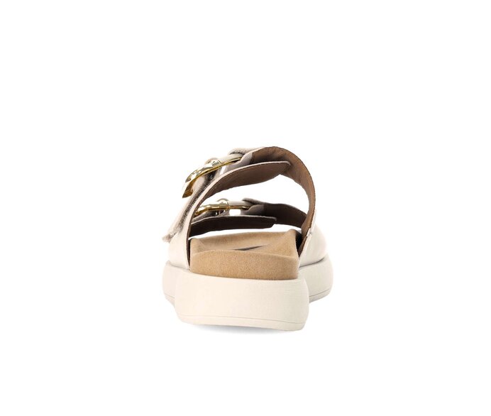 Gabor Pantolette Creme - Glattleder