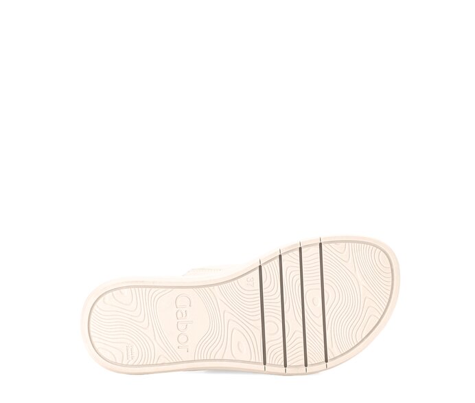 Gabor Pantolette Creme - Glattleder