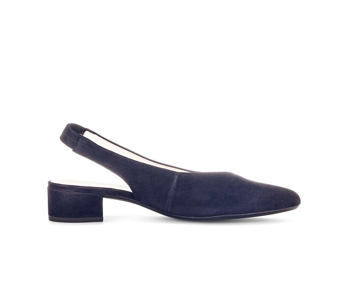 Gabor Slingpumps Blau - Rauleder
