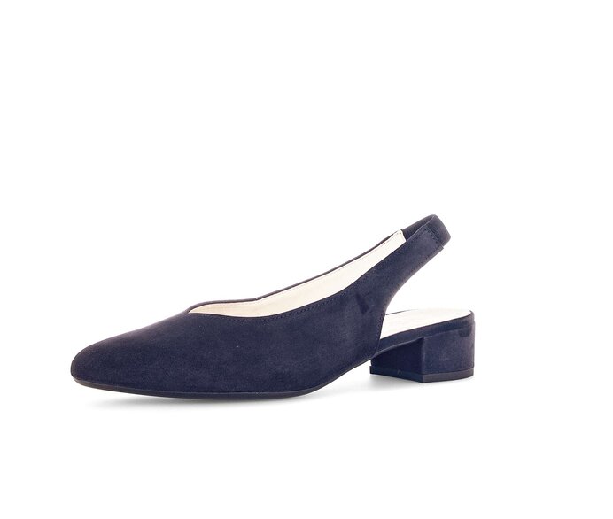 Gabor Slingpumps Blau - Rauleder