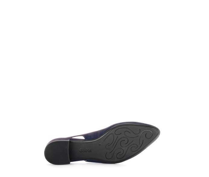 Gabor Slingpumps Blau - Rauleder