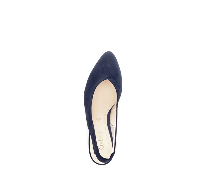 Gabor Slingpumps Blau - Rauleder