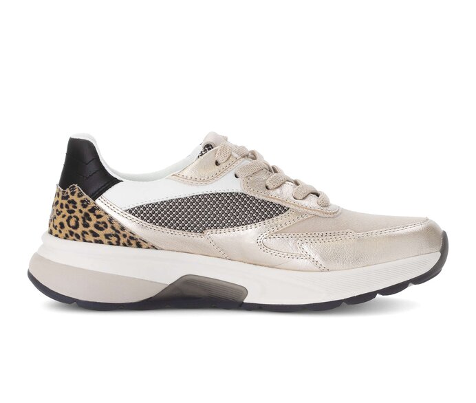Gabor Sneaker Low Beige - Materialmix Leder/Lederimitat