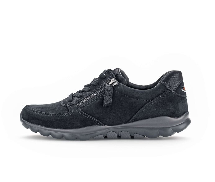 Gabor Sneaker Low Schwarz - Materialmix Leder