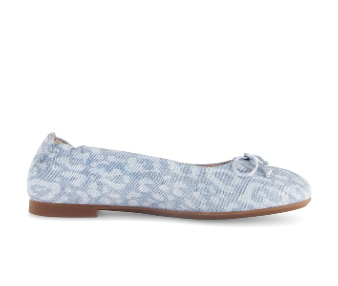 Gabor Eleganter Ballerina Blau - Effektleder