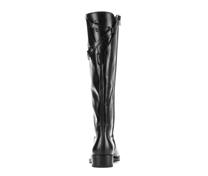 Gabor Eleganter Stiefel Schwarz - Glattleder