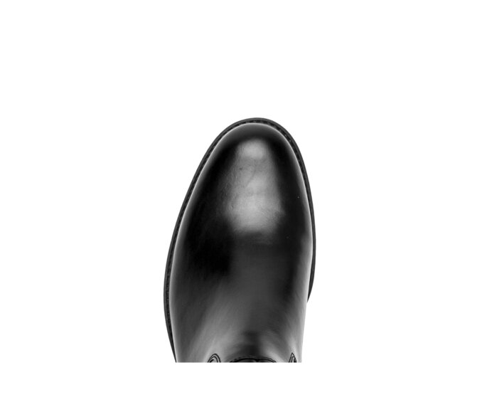 Gabor Eleganter Stiefel Schwarz - Glattleder