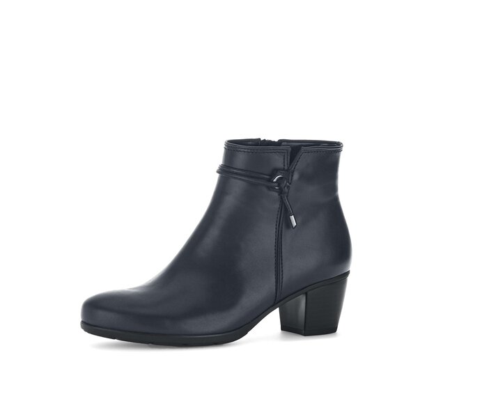 Gabor Elegante Stiefelette Blau - Glattleder
