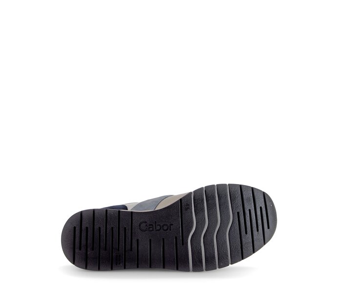 Gabor Sneaker Low Blau - Materialmix Leder/Lederimitat