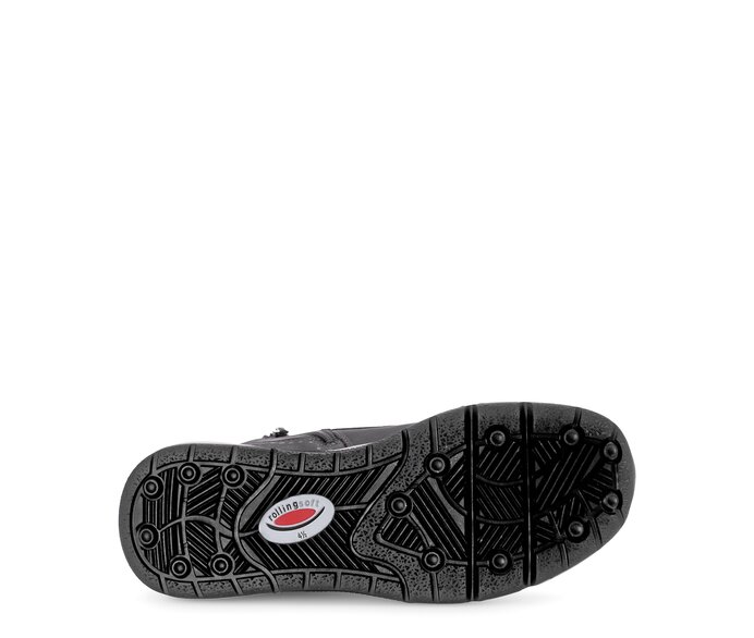 Gabor Sportliche Stiefelette Grau - Rauleder