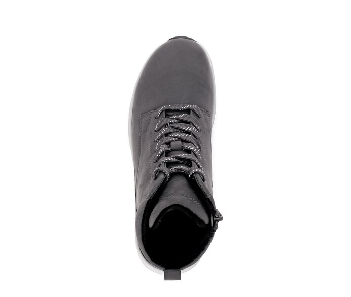 Gabor Sportliche Stiefelette Grau - Rauleder