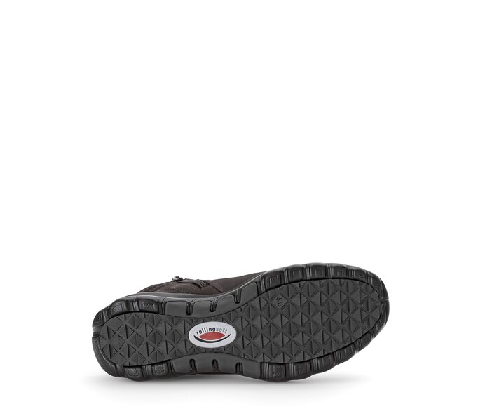 Gabor Sportliche Stiefelette Grau - Rauleder