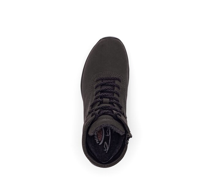 Gabor Sportliche Stiefelette Grau - Rauleder