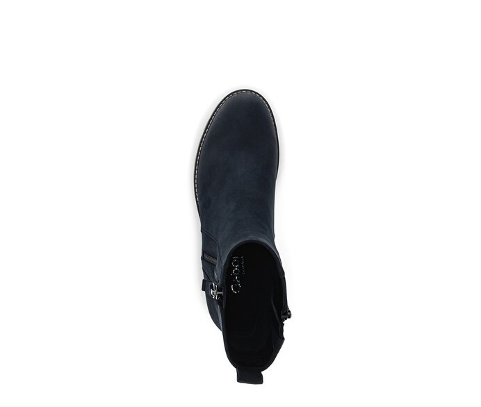 Gabor Sportliche Stiefelette Blau - Rauleder
