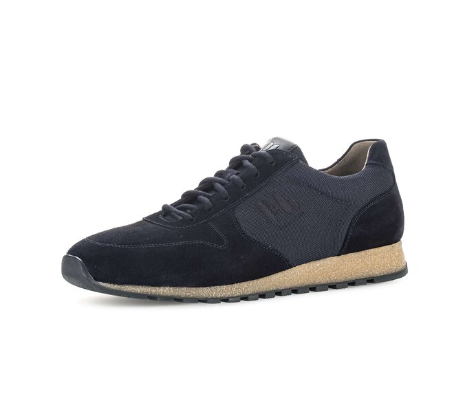 Pius Gabor Sneaker Low Blau - Materialmix Leder/Textil