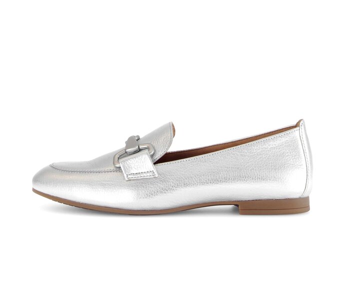 Gabor Slipper Silber - Effektleder