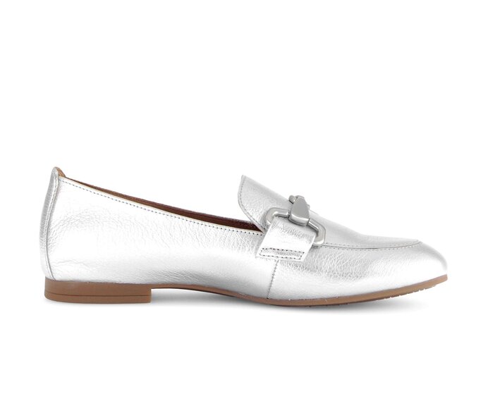 Gabor Slipper Silber - Effektleder