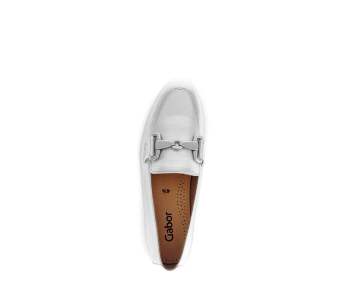 Gabor Slipper Silber - Effektleder