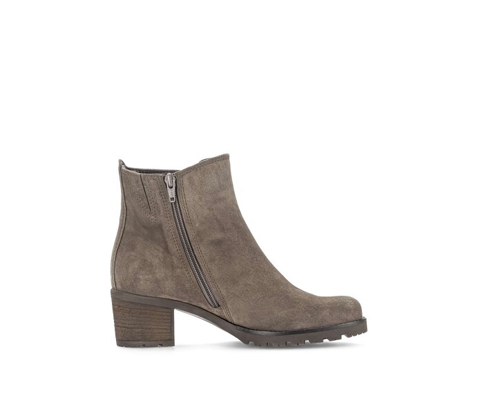 Gabor Plateau Stiefelette Braun - Rauleder