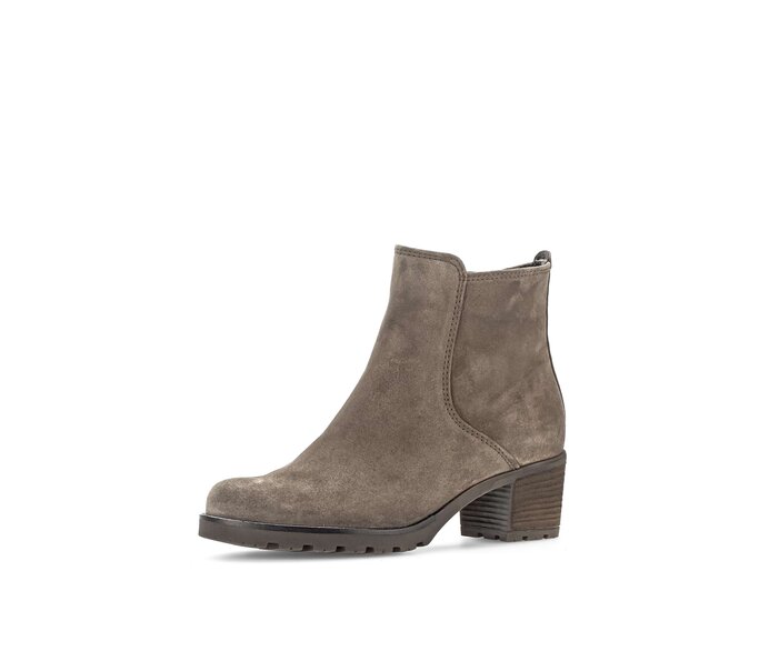 Gabor Plateau Stiefelette Braun - Rauleder