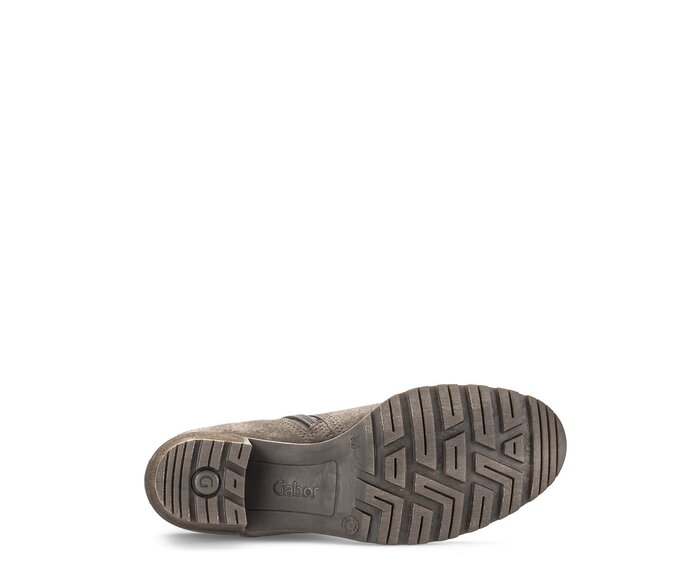 Gabor Plateau Stiefelette Braun - Rauleder