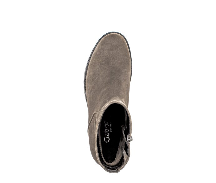Gabor Plateau Stiefelette Braun - Rauleder