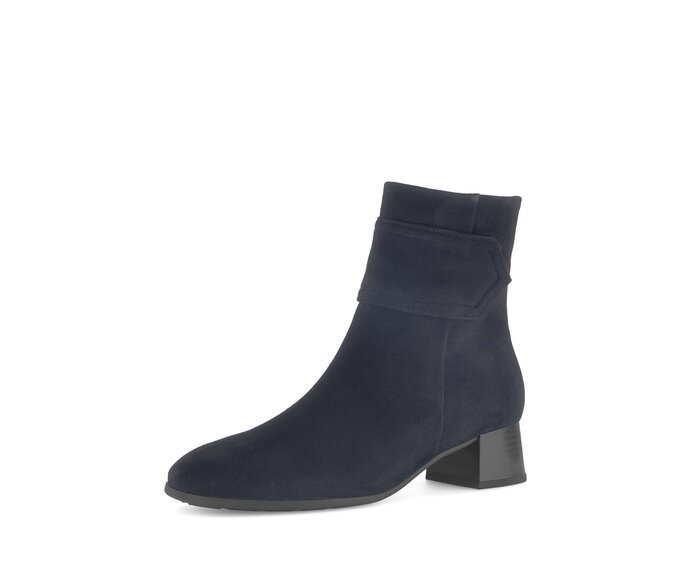 Gabor Elegante Stiefelette Blau - Rauleder