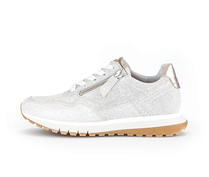 Gabor Sneaker Low Gold - Materialmix Leder