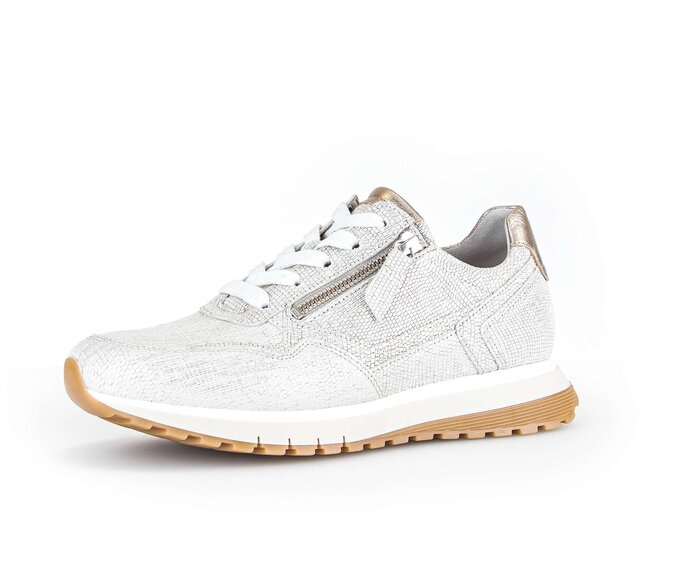Gabor Sneaker Low Gold - Materialmix Leder