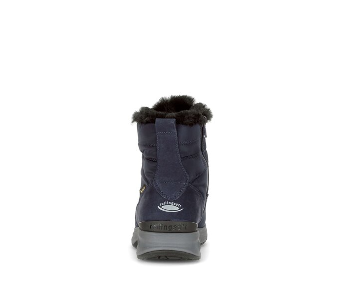 Gabor Winterstiefelette Blau - Materialmix Leder/Lederimitat