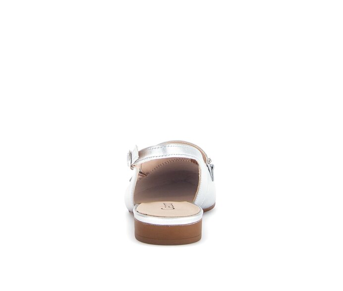 Gabor Slingpumps Silber - Effektleder