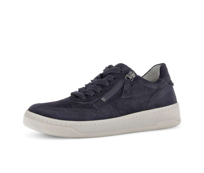Gabor Sneaker Low Blau - Rauleder