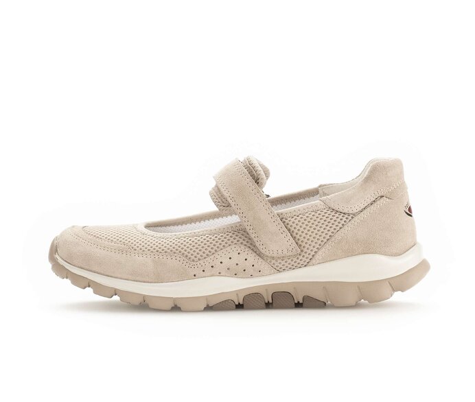 Gabor Sneaker Low Beige - Materialmix Leder/Lederimitat