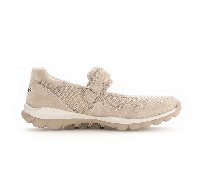 Gabor Sneaker Low Beige - Materialmix Leder/Lederimitat