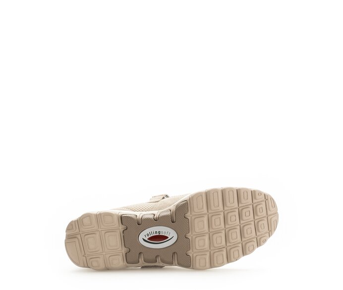 Gabor Sneaker Low Beige - Materialmix Leder/Lederimitat