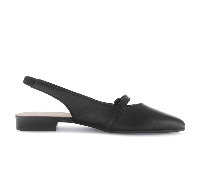 Gabor Slingpumps Schwarz - Glattleder