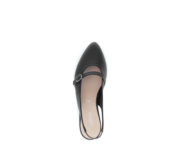 Gabor Slingpumps Schwarz - Glattleder