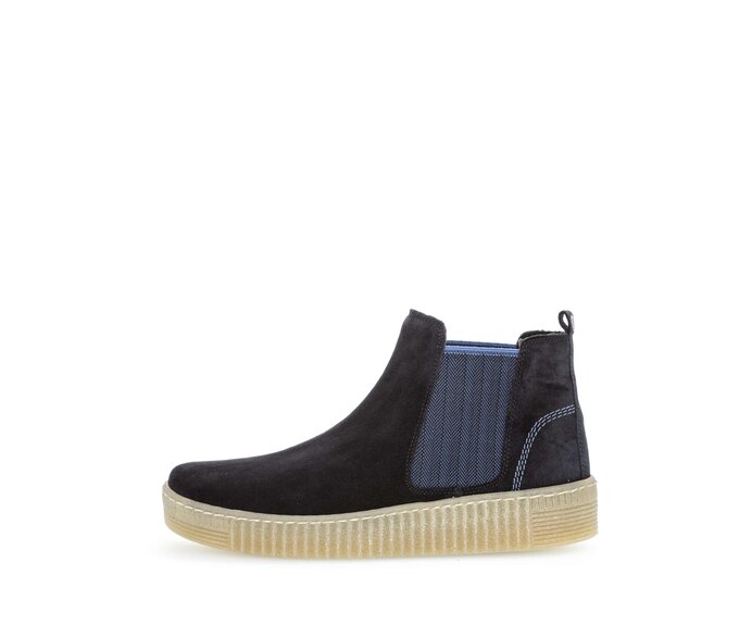 Gabor Chelsea Boot Blau - Rauleder