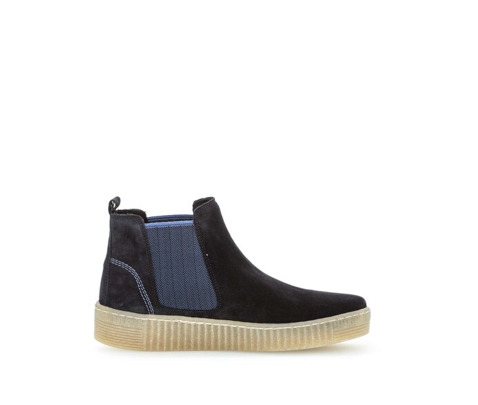 Gabor Chelsea Boot Blau - Rauleder