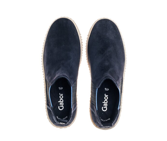 Gabor Chelsea Boot Blau - Rauleder