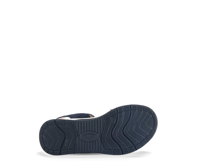 Gabor Trekkingsandale Blau - Materialmix Leder