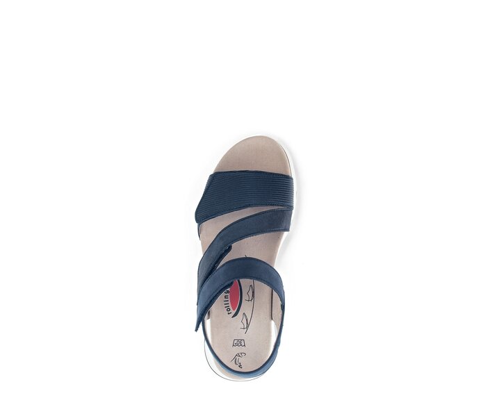 Gabor Trekkingsandale Blau - Materialmix Leder