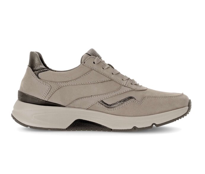 Gabor Sneaker Low Braun - Materialmix Leder