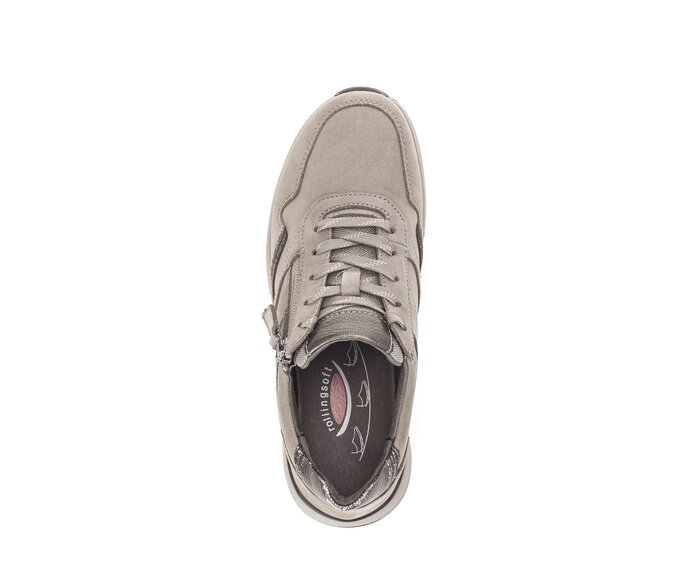 Gabor Sneaker Low Braun - Materialmix Leder
