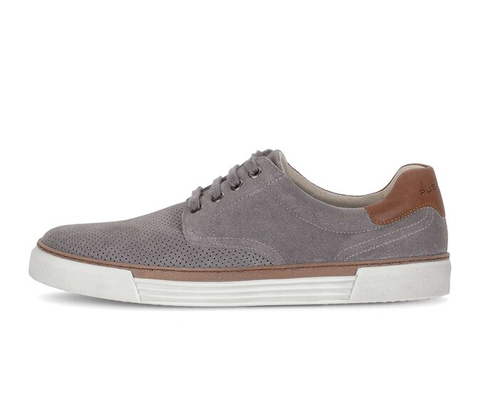 Pius Gabor Sneaker Low Grau - Materialmix Leder