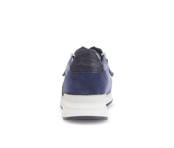 Gabor Sneaker Low Blau - Materialmix Leder/Lederimitat